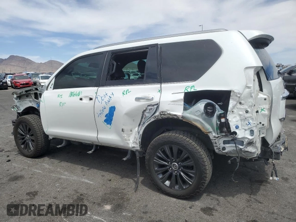 2020 Lexus GX 460 Premium z VIN JTJAM7BX3L5264121, wystawiony jako Copart lot #52715955 z przebiegiem 55 015 mil mil oraz Szkoda całkowita • Salvage title. Historia ofert i sprzedaży dostępna na DreamBid. Obrazek 2.
