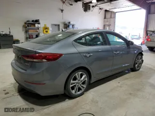 2017 Hyundai Elantra SE with VIN KMHD84LF9HU152070, listed as a Copart auction lot 53261105 with 122,454 mi miles and Salvage Title. Bid and sale history available at carsss.com. Image 3.