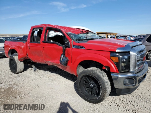 2011 Ford F-350 XL with VIN 1FT8W3BT8BEA56879, listed as a Copart auction lot 47130805 with 141,859 mi miles and Salvage title. Bid and sale history available at DreamBid. Image 4.