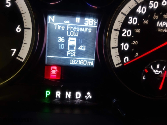 2010 Dodge Ram 1500 SLT with VIN 1D7RV1CT7AS259892, listed as a IAAI auction lot 41262452 with 182,180 mi miles. Bid and sale history available at carsss.com. Image 16.