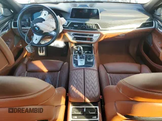 2020 BMW 7 Series 750i xDrive with VIN WBA7U2C09LCD44701, listed as a Copart auction lot 84147734 with 0 mi miles and Non Repairable. Bid and sale history available at carsss.com. Image 8.