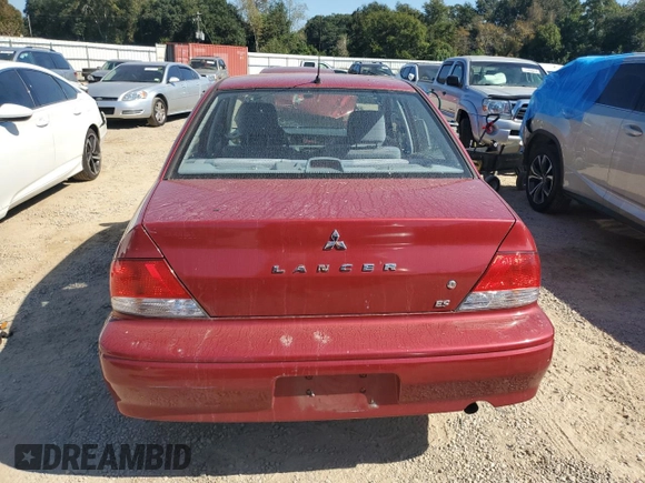 2003 Mitsubishi Lancer ES with VIN JA3AJ26E43U065588, listed as a Copart auction lot 77597304 with 108,665 mi miles and Salvage Title. Bid and sale history available at carsss.com. Image 6.