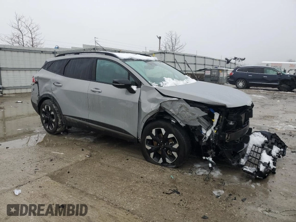 2024 Kia Sportage X-Line with VIN 5XYK6CDF3RG138923, listed as a Copart auction lot 45040805 with 18,725 mi miles and Salvage Title. Bid and sale history available at carsss.com. Image 4.