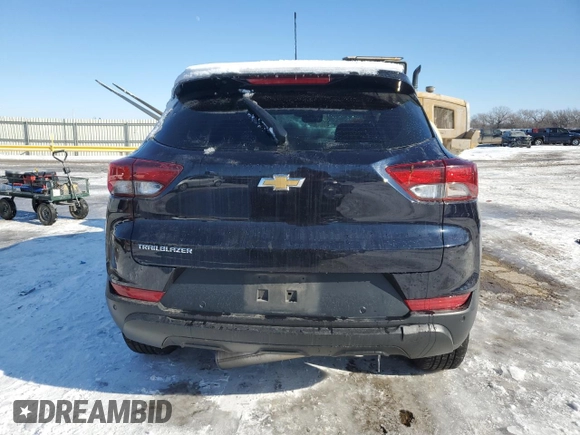 2021 Chevrolet TrailBlazer LS with VIN KL79MMS2XMB012083, listed as a Copart auction lot 41693705 with 0 mi miles and Salvage Title. Bid and sale history available at carsss.com. Image 6.