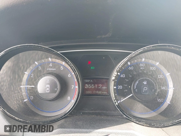 2013 Hyundai Sonata GLS z VIN 5NPEB4AC7DH551258, wystawiony jako IAAI lot #39504398 z przebiegiem 177 552 mil mil oraz . Historia ofert i sprzedaży dostępna na DreamBid. Obrazek 7.