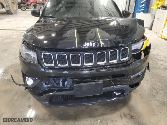 2021 Jeep Compass Latitude with VIN 3C4NJCBB8MT567665, listed as a Copart auction lot 86299094 with 78,149 mi miles and Clean Title. Bid and sale history available at carsss.com. Image 12.