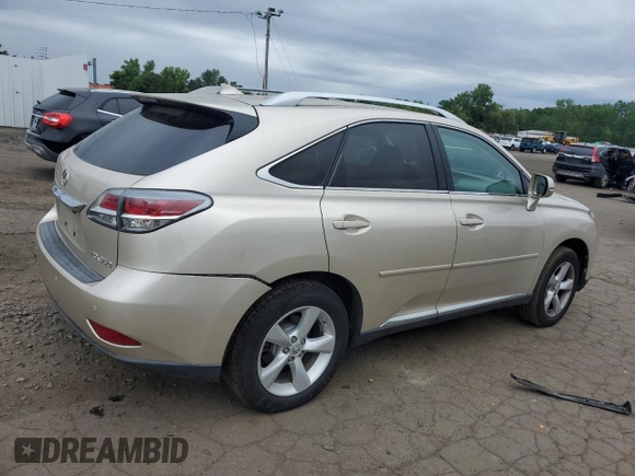 2015 Lexus RX 350 with VIN 2T2BK1BA0FC278177, listed as a Copart auction lot 62480415 with 95,425 mi miles and Salvage title. Bid and sale history available at DreamBid. Image 3.