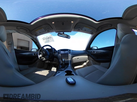 2015 Infiniti Q50 Premium with VIN JN1BV7AP3FM358244, listed as a IAAI auction lot 42063278 with 98,873 mi miles and . Bid and sale history available at DreamBid. Image 19.