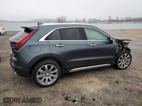 2021 Cadillac XT4 AWD Premium Luxury with VIN 1GYFZDR43MF057481, listed as a Copart auction lot 80966804 with 52,339 mi miles and Salvage Title. Bid and sale history available at carsss.com. Image 3.