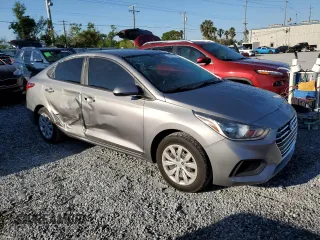 2022 Hyundai Accent SE with VIN 3KPC24A64NE184438, listed as a Copart auction lot 48431315 with 44,991 mi miles and Non Repairable. Bid and sale history available at carsss.com. Image 4.