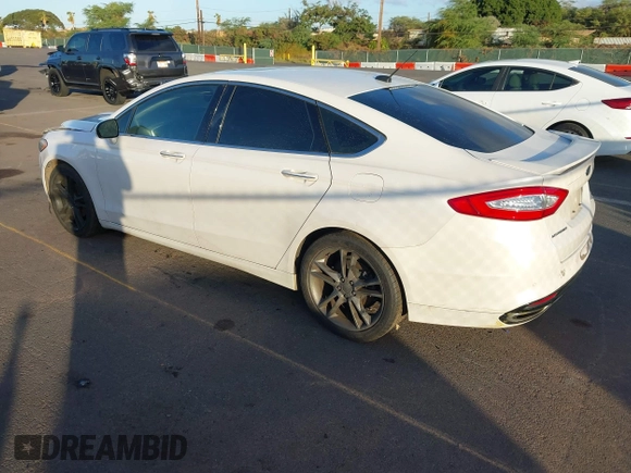 2014 Ford Fusion Titanium with VIN 3FA6P0K96ER234979, listed as a IAAI auction lot 41220106 with 98,068 mi miles. Bid and sale history available at carsss.com. Image 3.