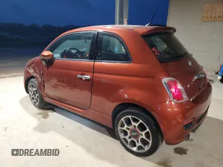 2014 FIAT 500 Sport with VIN 3C3CFFBR8ET291694, listed as a Copart auction lot 77889174 with 90,279 mi miles and Salvage Title. Bid and sale history available at carsss.com. Image 2.