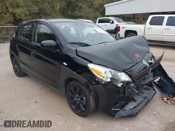 2023 Mitsubishi Mirage Black Edition with VIN ML32AWHJXPH006389, listed as a IAAI auction lot 40732836 with 5,971 mi miles and . Bid and sale history available at DreamBid. Image 1.
