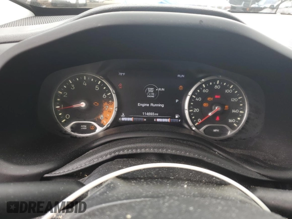 2015 Jeep Renegade Limited with VIN ZACCJBDT0FPB75329, listed as a Copart auction lot 62853495 with 114,693 mi miles and Salvage title. Bid and sale history available at DreamBid. Image 9.