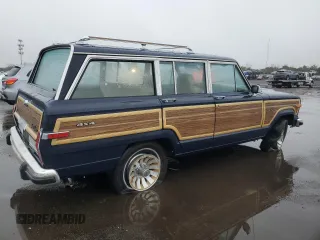 1987 Jeep Grand Wagoneer with VIN 1JCNJ15U7HT006097, listed as a Copart auction lot 89191925 with 119,168 mi miles and Salvage title. Bid and sale history available at DreamBid. Image 3.