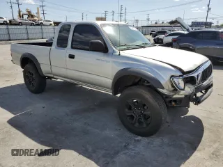 2003 Toyota Tacoma PreRunner with VIN 5TESN92N03Z180995, listed as a Copart auction lot 51848725 with 166,690 mi miles and Salvage Title. Bid and sale history available at carsss.com. Image 4.