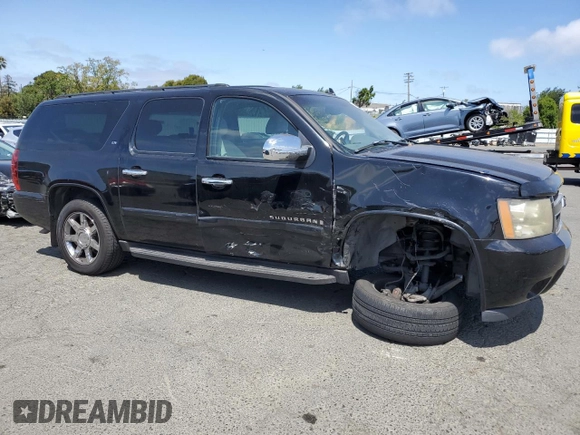 2007 Chevrolet Suburban LTZ with VIN 3GNFC16097G154329, listed as a Copart auction lot 58562345 with 216,790 mi miles and Clean title. Bid and sale history available at DreamBid. Image 4.
