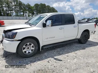 2008 Nissan Titan LE with VIN 1N6BA07D38N304174, listed as a Copart auction lot 54891705 with 266,593 mi miles and Salvage title. Bid and sale history available at DreamBid. Image 1.