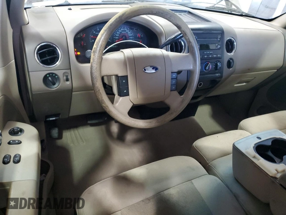 2006 Ford F-150 XL с VIN 1FTRF12W76NA72046, выставлен на аукционе Copart как лот 63699515 с пробегом 94 370 миль миль и Списание • Salvage title. История ставок и продаж доступна на DreamBid. Изображение 8.