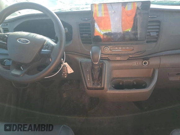2023 Ford Transit Cargo with VIN 1FTBR1C82PKB25179, listed as a Copart auction lot 64972374 with 89,944 mi miles and Salvage Title. Bid and sale history available at DreamBid. Image 8.