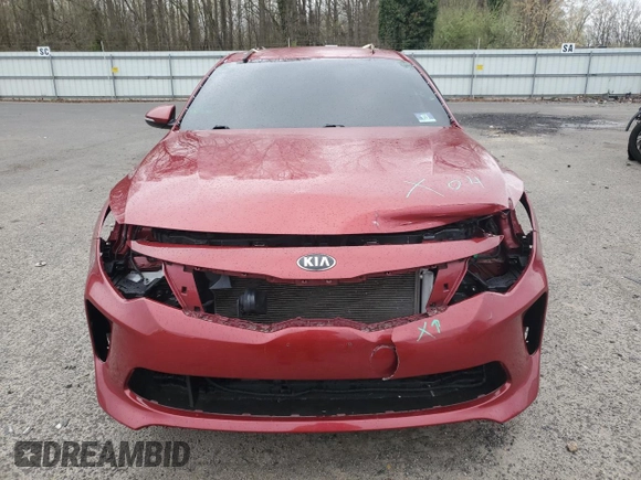2018 Kia Optima LX z VIN 5XXGT4L38JG215290, wystawiony jako Copart lot #52814095 z przebiegiem 105 495 mil mil oraz Szkoda całkowita • Salvage title. Historia ofert i sprzedaży dostępna na DreamBid. Obrazek 5.