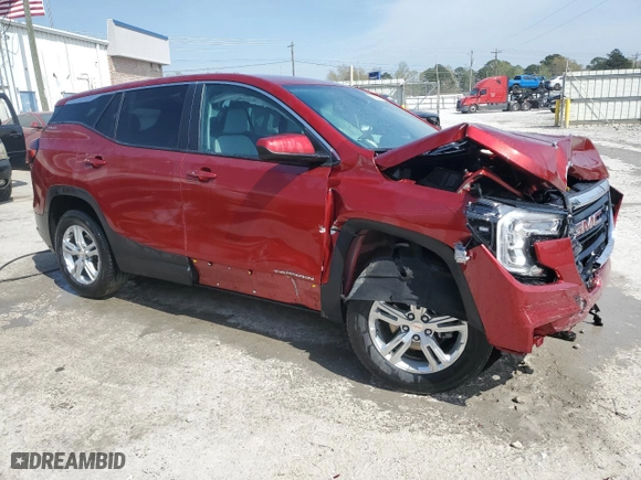 2024 GMC Terrain SLE with VIN 3GKALTEG0RL294376, listed as a Copart auction lot 50138965 with 24,989 mi miles and Salvage Title. Bid and sale history available at carsss.com. Image 4.