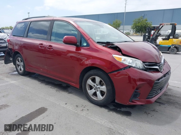 2019 Toyota Sienna LE Auto Access Seat with VIN 5TDKZ3DC1KS002876, listed as a IAAI auction lot 42105609 with 66,192 mi miles and . Bid and sale history available at DreamBid. Image 1.