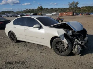 2008 Infiniti G35 x with VIN JNKBV61F98M278642, listed as a Copart auction lot 75118144 with Not Provided miles and Salvage Title. Bid and sale history available at DreamBid. Image 4.