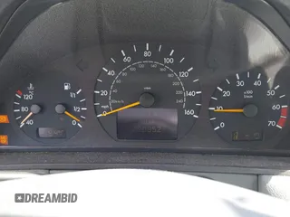 2002 Mercedes-Benz E-Class with VIN WDBJF65J22B432263, listed as a IAAI auction lot 42130545 with 220,852 mi miles. Bid and sale history available at carsss.com. Image 7.