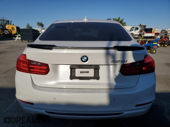 2014 BMW 3 Series 328i with VIN WBA3C1C56EK116247, listed as a Copart auction lot 48554445 with 106,557 mi miles and Salvage Title. Bid and sale history available at carsss.com. Image 6.