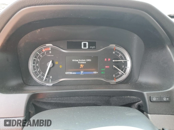 2022 Honda Ridgeline RTL-E with VIN 5FPYK3F7XNB023787, listed as a Copart auction lot 66883515 with 49,786 mi miles and Salvage title. Bid and sale history available at DreamBid. Image 9.
