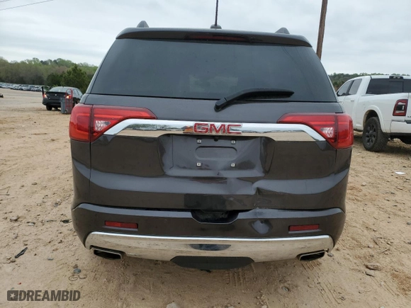 2017 GMC Acadia Denali with VIN 1GKKNPLS5HZ141917, listed as a Copart auction lot 51417315 with 76,734 mi miles and Salvage Title. Bid and sale history available at carsss.com. Image 6.