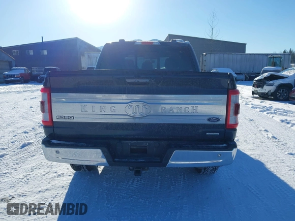 2022 Ford F-150 XL with VIN 1FTFW1E89NFA90976, listed as a IAAI auction lot 41529175 with 10,241 mi miles. Bid and sale history available at carsss.com. Image 17.