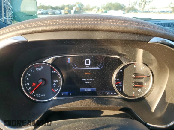 2020 Chevrolet Blazer Premier with VIN 3GNKBFRS5LS589769, listed as a Copart auction lot 87609735 with 53,384 mi miles and Salvage title. Bid and sale history available at DreamBid. Image 9.