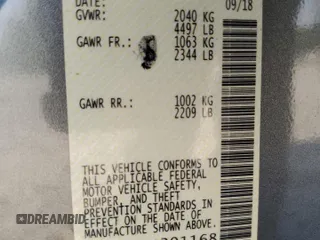 2019 Nissan LEAF SV with VIN 1N4AZ1CP7KC301168, listed as a Copart auction lot 57576085 with 31,755 mi miles and Salvage title. Bid and sale history available at DreamBid. Image 12.