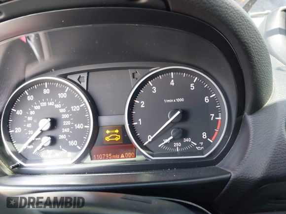 2012 BMW 1 Series 135i with VIN WBAUN7C57CVM26243, listed as a IAAI auction lot 42222452 with 110,795 mi miles and . Bid and sale history available at DreamBid. Image 7.