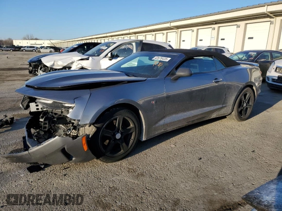 2020 Chevrolet Camaro 1LT with VIN 1G1FB3DXXL0118597, listed as a Copart auction lot 42676435 with 53,200 mi miles and Salvage Title. Bid and sale history available at carsss.com. Image 1.