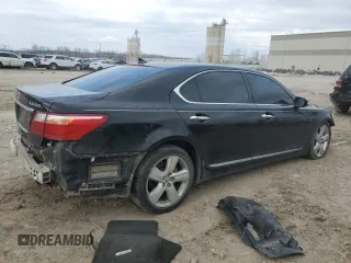 2012 Lexus LS 460 L with VIN JTHGL5EF8C5044754, listed as a Copart auction lot 48166625 with Not provided miles and Salvage title. Bid and sale history available at DreamBid. Image 3.