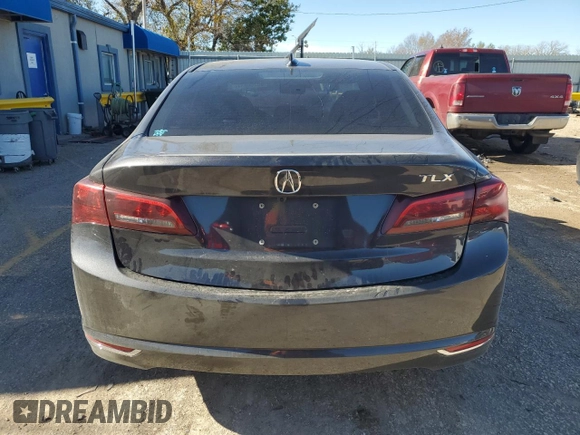 2015 Acura TLX V6 Tech with VIN 19UUB2F57FA001421, listed as a Copart auction lot 80546934 with 89,233 mi miles and Salvage Title. Bid and sale history available at carsss.com. Image 6.