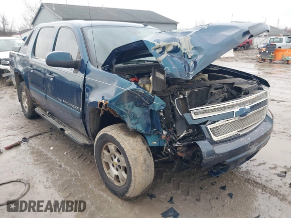 2007 Chevrolet Avalanche 3LT z VIN 3GNFK12307G150155, wystawiony jako IAAI lot #41637680 z przebiegiem Nie podano mil oraz . Historia ofert i sprzedaży dostępna na DreamBid. Obrazek 1.