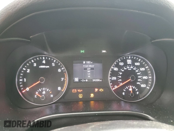 2020 Kia Forte LXS with VIN 3KPF24AD9LE255383, listed as a Copart auction lot 43591265 with 34,394 mi miles and Salvage Title. Bid and sale history available at carsss.com. Image 9.