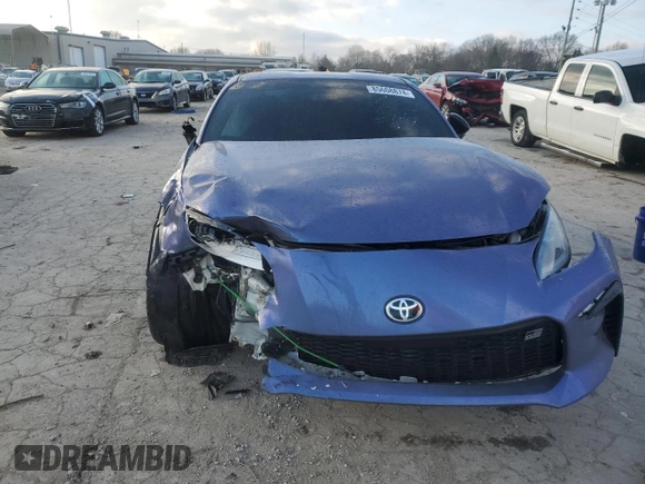 2023 Toyota GR86 Premium with VIN JF1ZNBF1XP8750107, listed as a Copart auction lot 85608874 with 14,802 mi miles and Salvage Title. Bid and sale history available at carsss.com. Image 5.