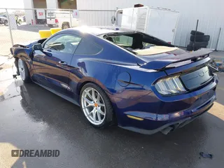 2019 Ford Mustang GT with VIN 1FA6P8CF7K5168301, listed as a IAAI auction lot 41778396 with 52,012 mi miles. Bid and sale history available at carsss.com. Image 3.