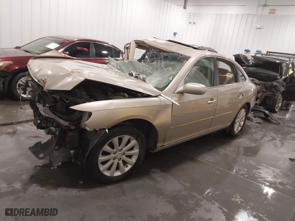 2009 Hyundai Azera GLS with VIN KMHFC46D39A360840, listed as a IAAI auction lot 41441715 with 59,991 mi miles. Bid and sale history available at carsss.com. Image 19.