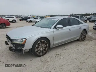 2013 Audi A8 3.0L z VIN WAUAGAFD6DN006892, wystawiony jako Copart lot #87917725 z przebiegiem 149 501 mil mil oraz Szkoda całkowita • Salvage title. Historia ofert i sprzedaży dostępna na DreamBid. Obrazek 1.