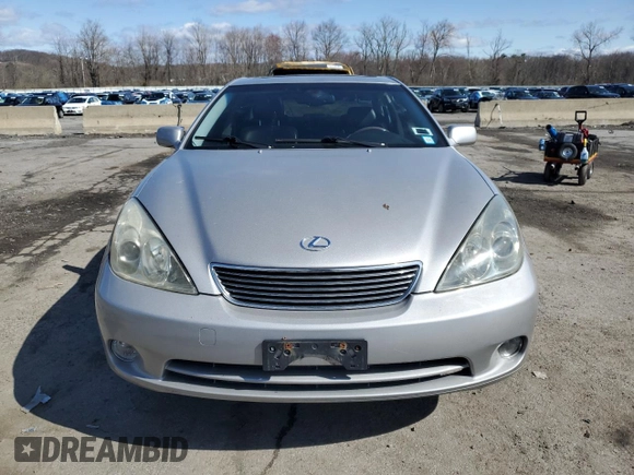 2005 Lexus ES 330 with VIN JTHBA30G755085948, listed as a Copart auction lot 52177045 with 162,990 mi miles and Salvage Title. Bid and sale history available at carsss.com. Image 5.
