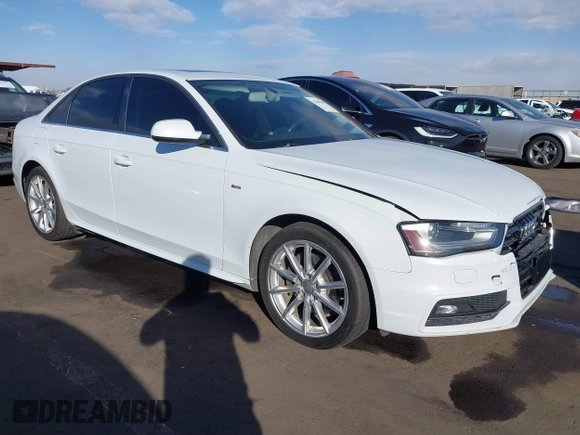 2015 Audi A4 Premium with VIN WAUBFAFL9FN034560, listed as a IAAI auction lot 41290388 with 146,533 mi miles. Bid and sale history available at carsss.com. Image 1.