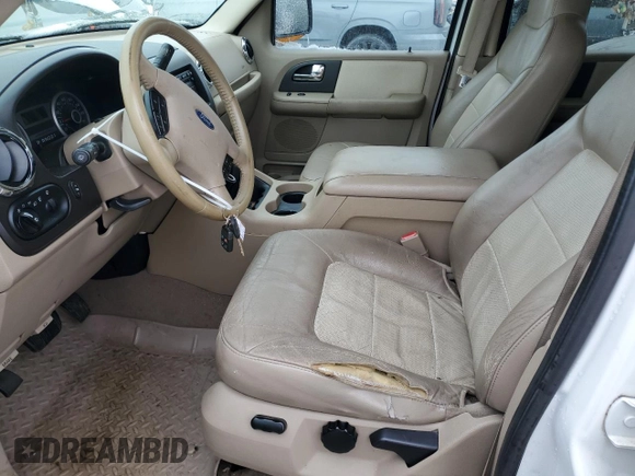 2005 Ford Expedition Eddie Bauer z VIN 1FMFU18525LA53417, wystawiony jako Copart lot #44984725 z przebiegiem 232 832 mil mil oraz Szkoda całkowita • Salvage title. Historia ofert i sprzedaży dostępna na DreamBid. Obrazek 7.