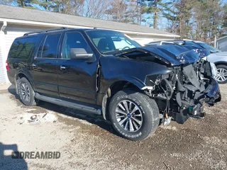 2017 Ford Expedition EL XLT with VIN 1FMJK1JT1HEA02136, listed as a IAAI auction lot 41737607 with 121,154 mi miles. Bid and sale history available at carsss.com. Image 1.