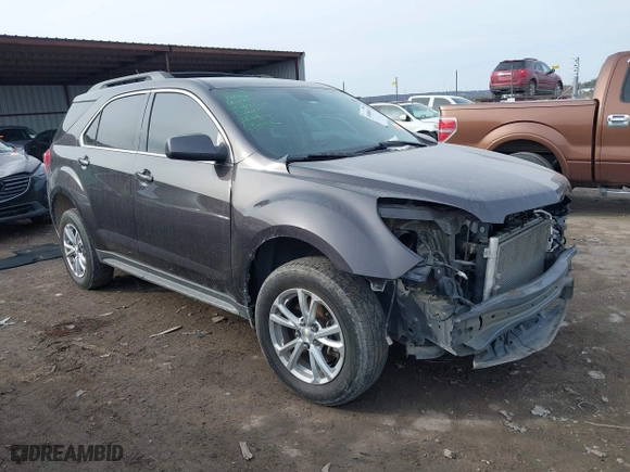 2016 Chevrolet Equinox LT with VIN 2GNFLFE3XG6265055, listed as a IAAI auction lot 41600619 with 96,186 mi miles. Bid and sale history available at carsss.com. Image 1.